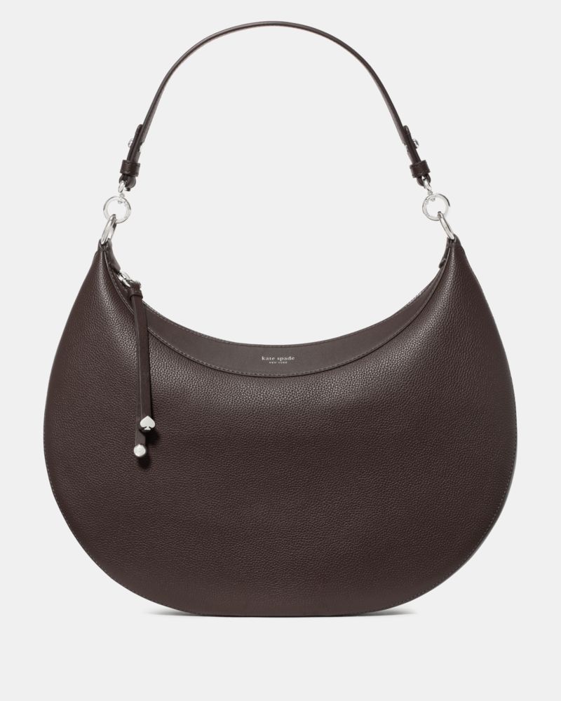 Kate Spade, リブ ラージ ショルダー バッグ, ショルダー・クロスボディ,ホットファッジ