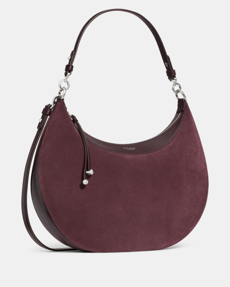 Liv Suede Large Shoulder Bag