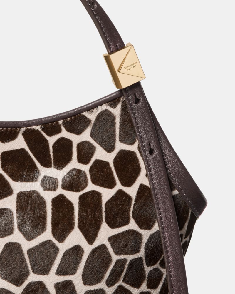 Deco Giraffe Haircalf Small Tulip Tote Bag