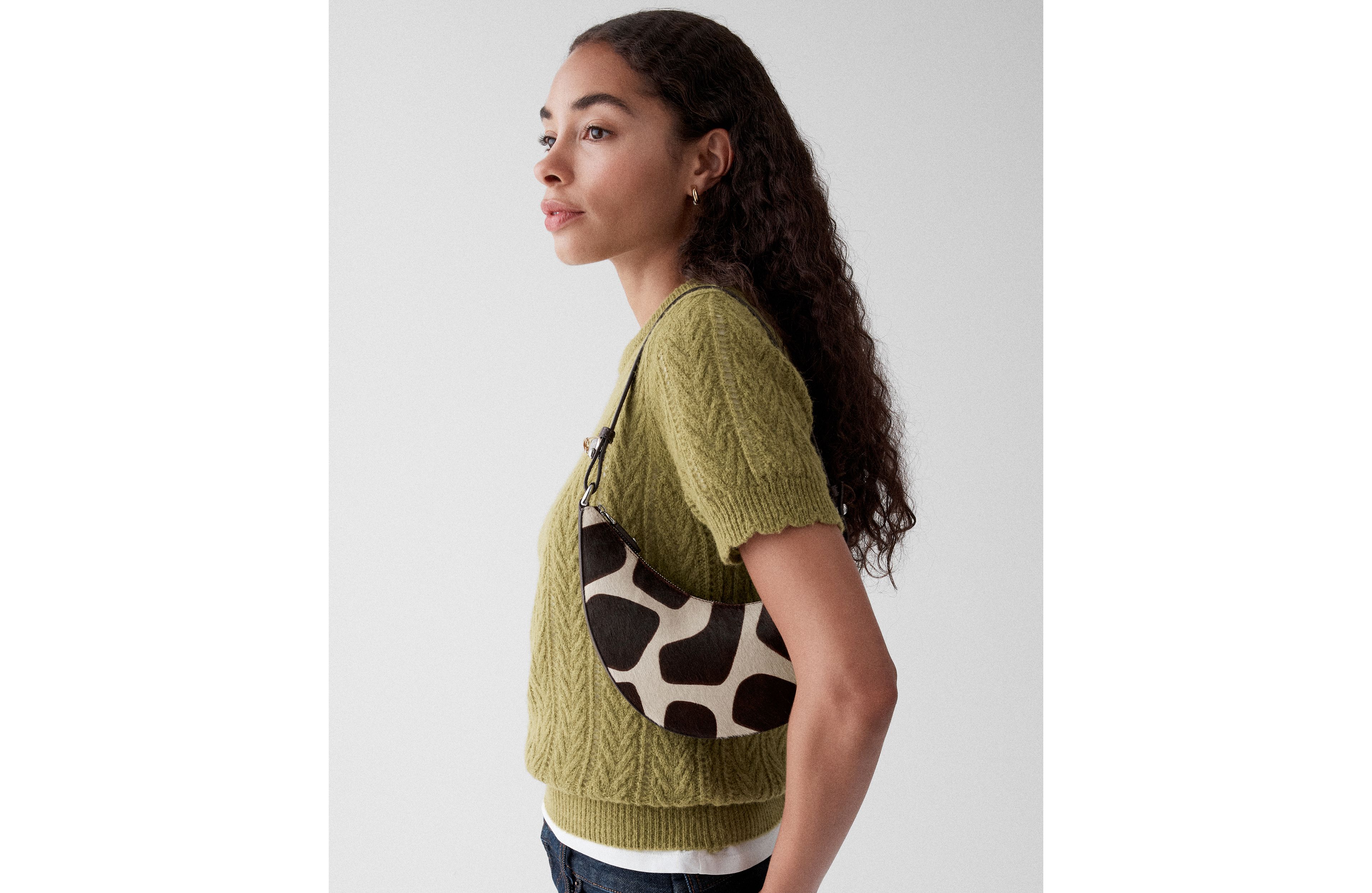 Duo Giraffe Haircalf Mini Shoulder Bag