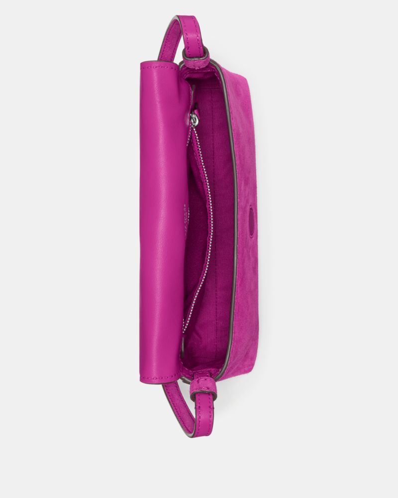 Loop Suede Small Flap Shoulder Bag - thumbnail 4