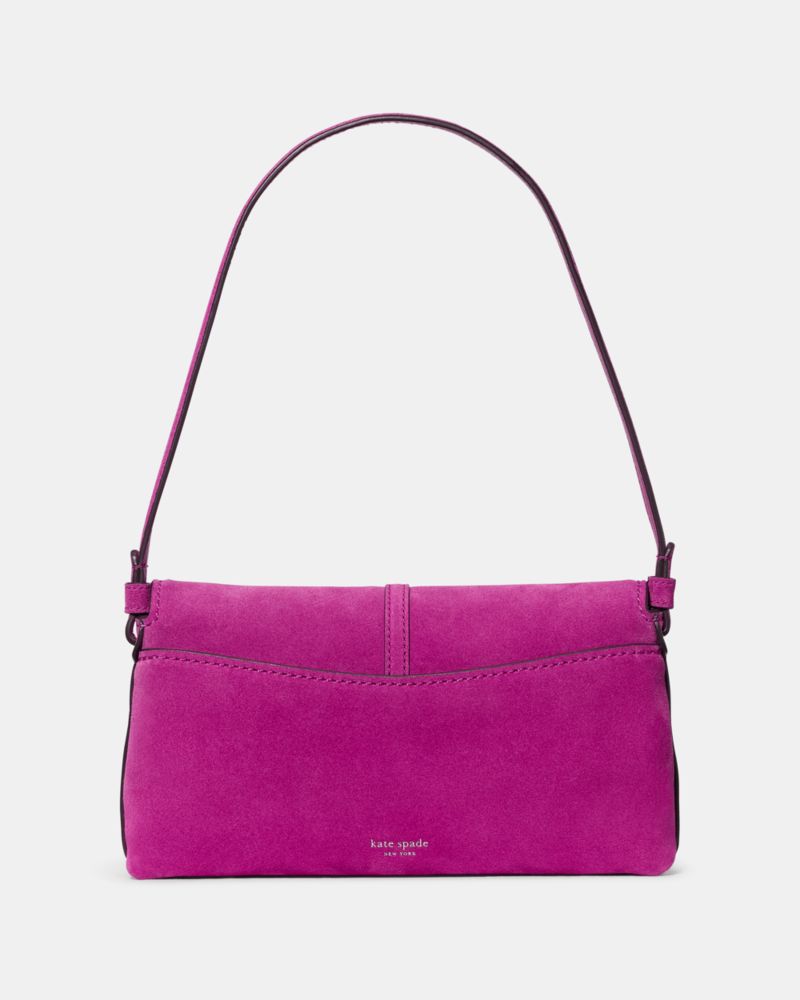 Loop Suede Small Flap Shoulder Bag