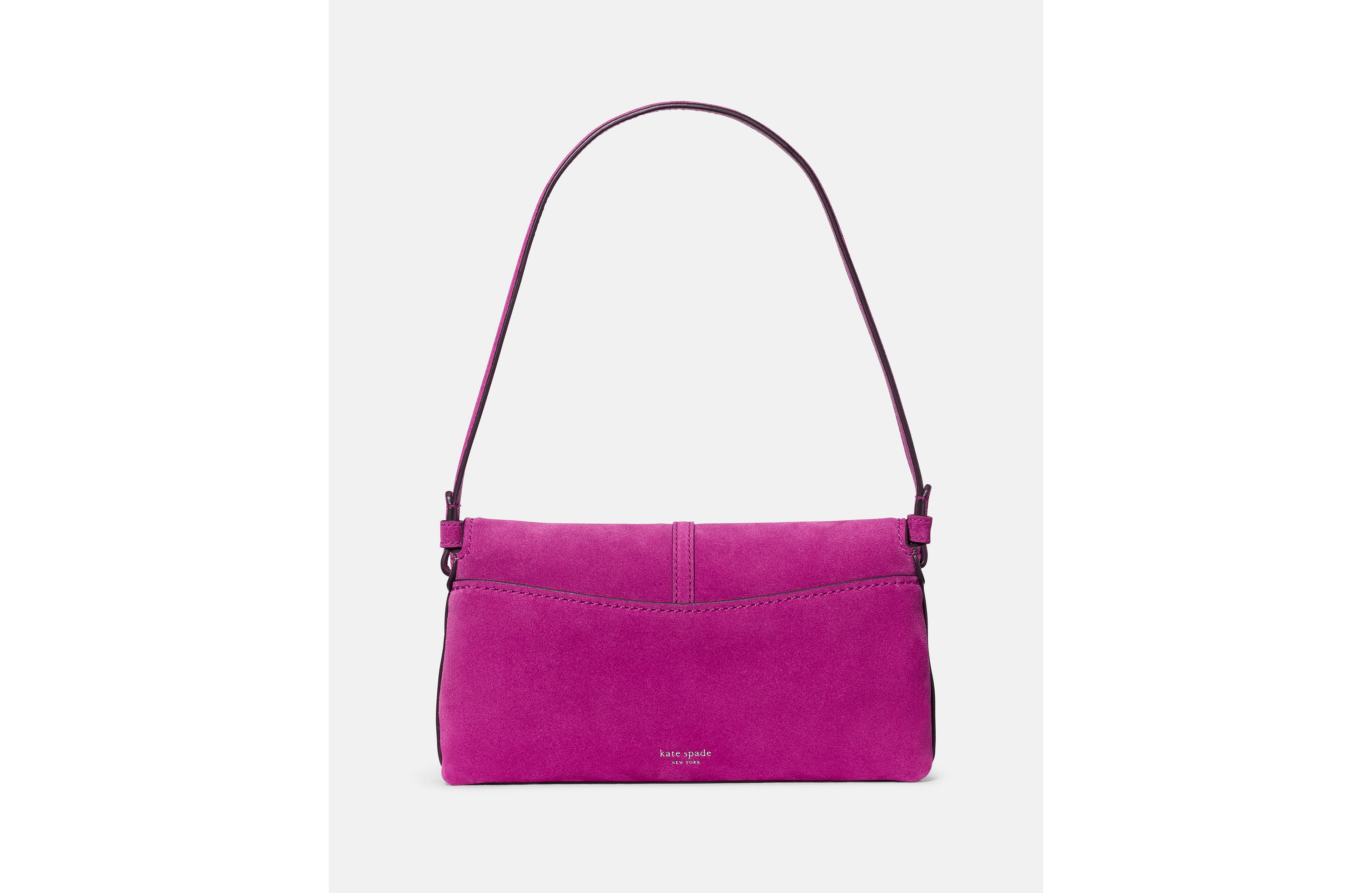 Loop Suede Small Flap Shoulder Bag