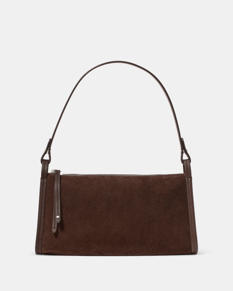 Kate Spade,Rue Suede Shoulder Bag,