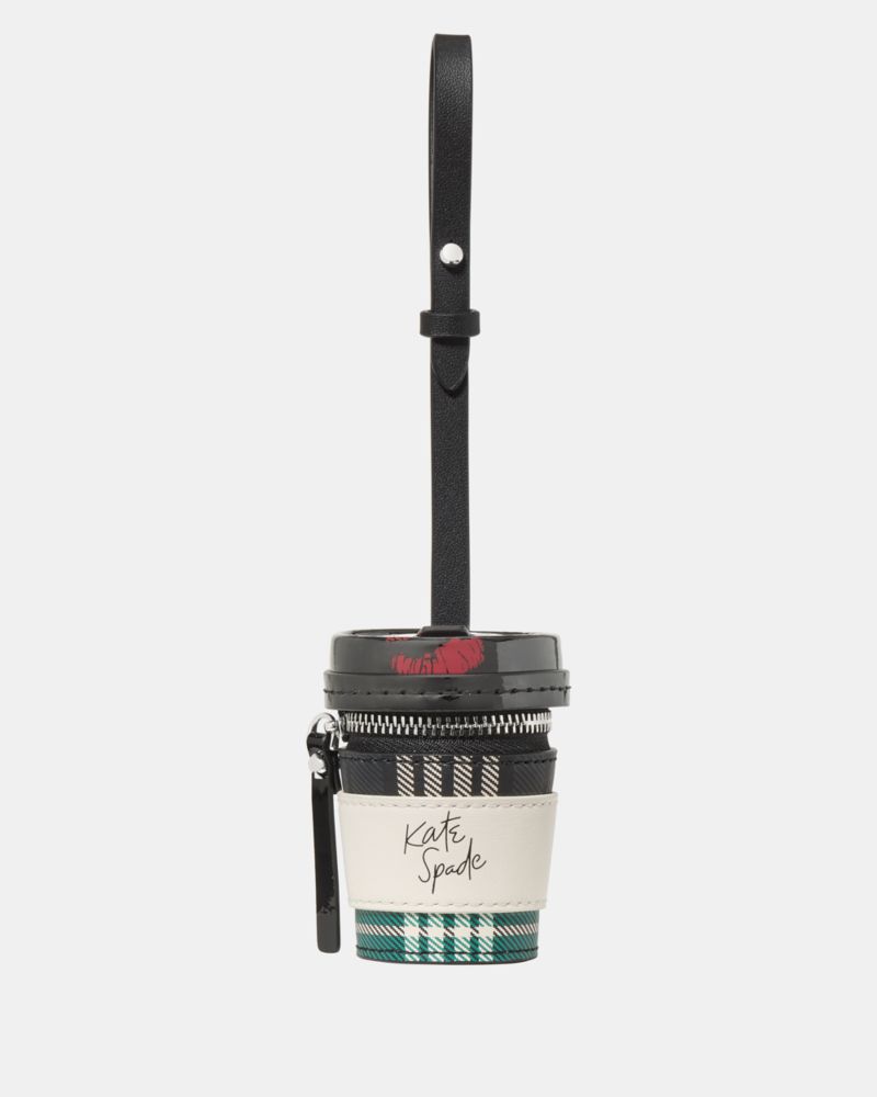 Kate Spade,Charmed Coffee Cup Bag Charm,