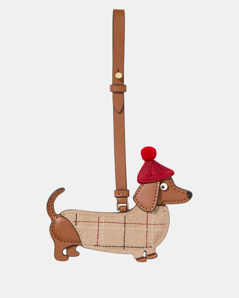 Kate Spade,Charmed Winter Charlie Dog Bag Charm,