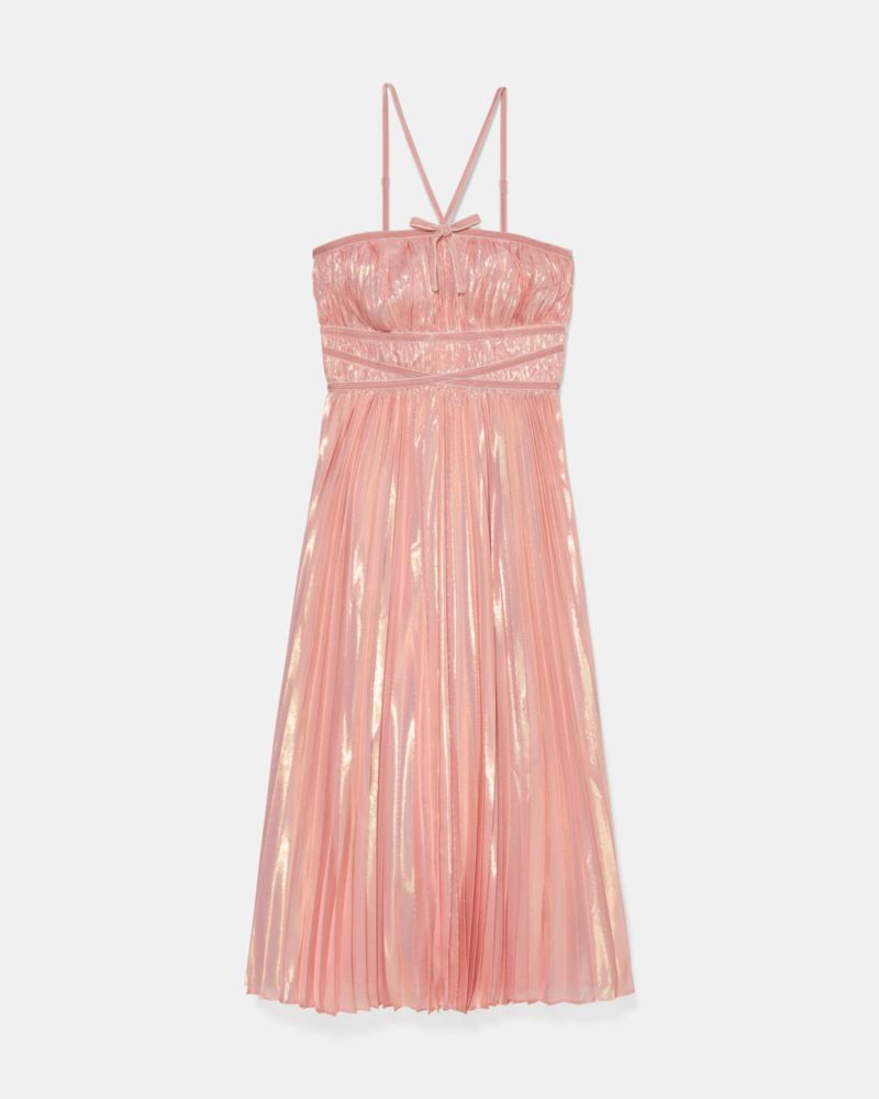 Kate Spade,Lame Pleated Midi Dress,