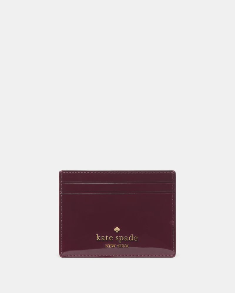 Kate Spade,Patent Small Slim Card Holder,