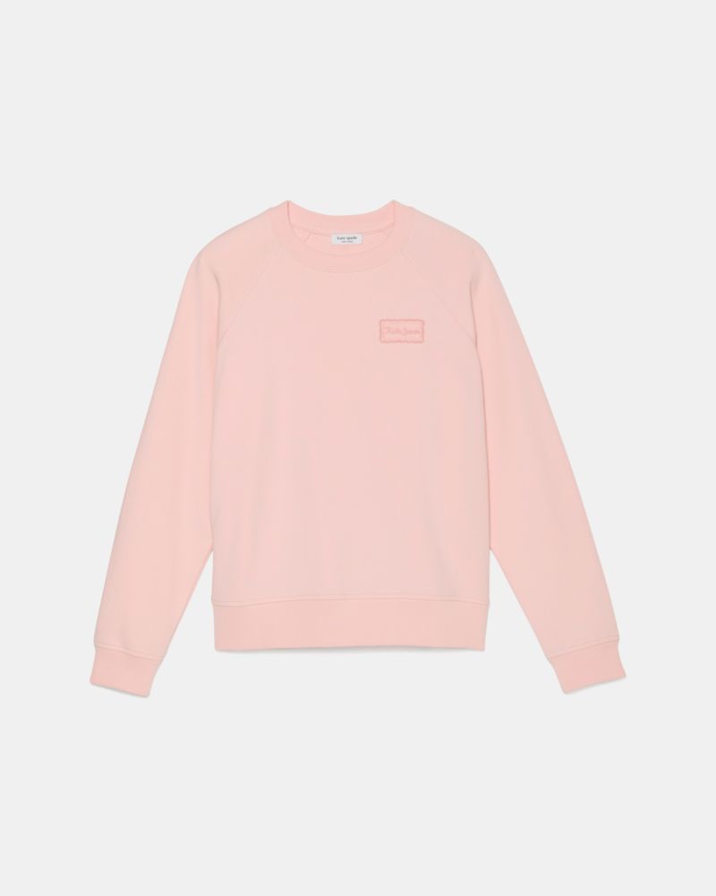 Kate Spade,Lace Trim Essential Logo Sweatshirt,