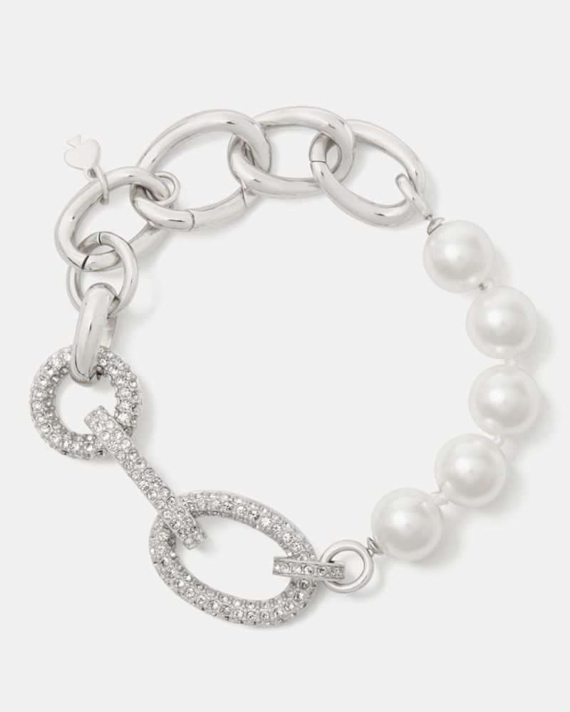 Kate Spade,Pearl Theory Line Bracelet,