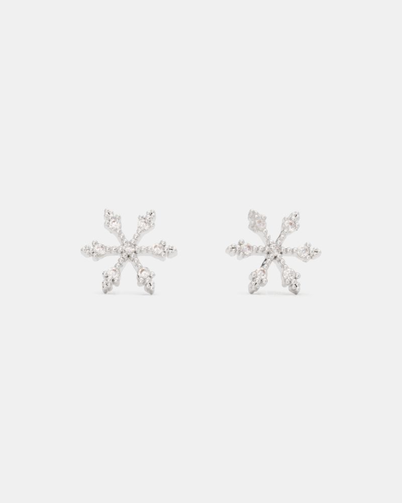 Kate Spade,You're A Gem Pave Snowflake Studs,