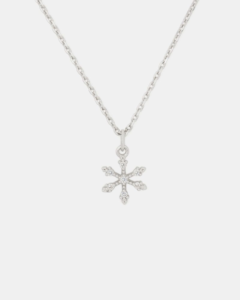 Kate Spade,You're A Gem Pave Snowflake Pendant,
