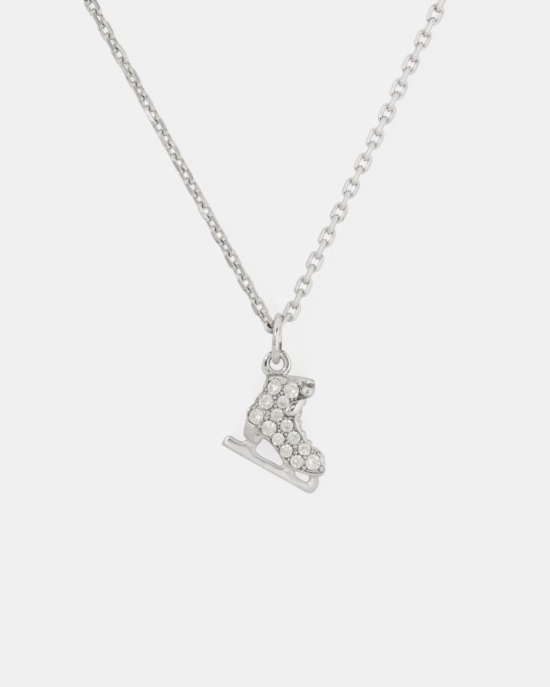 Kate Spade,You're A Gem Pave Skate Pendant,
