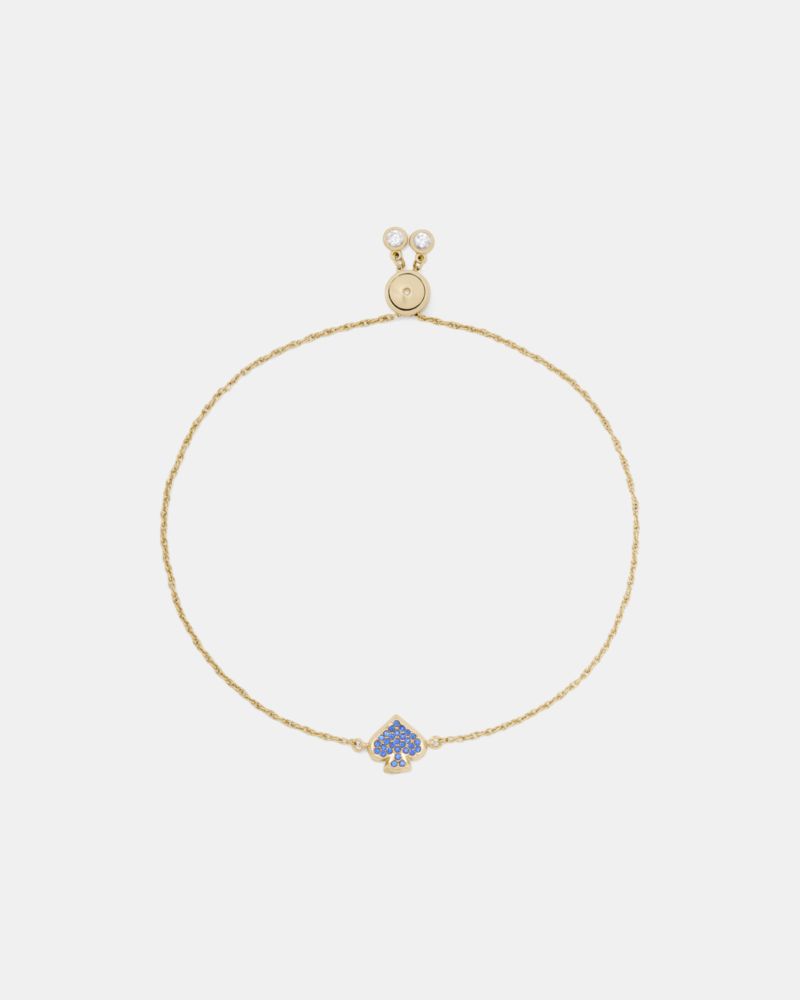 Kate Spade,Everyday Spade Pave Slider Bracelet,