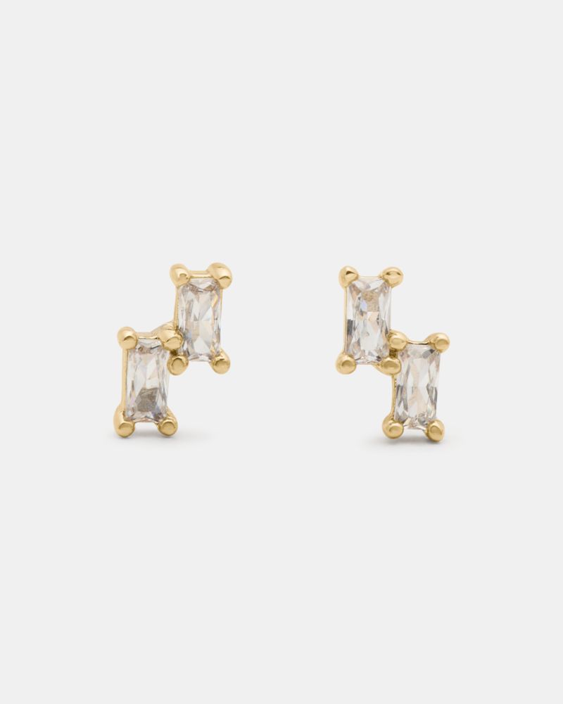Kate Spade,You're A Gem Double Baguette Studs,