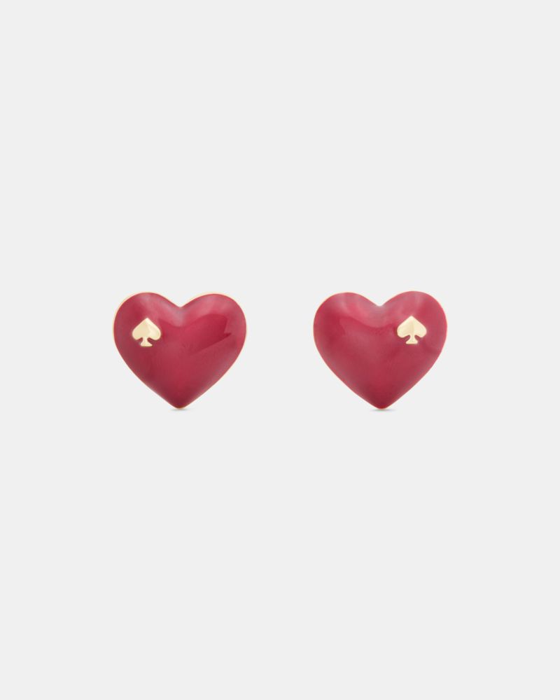 Kate Spade,Heart and spade heart spade toggle studs,