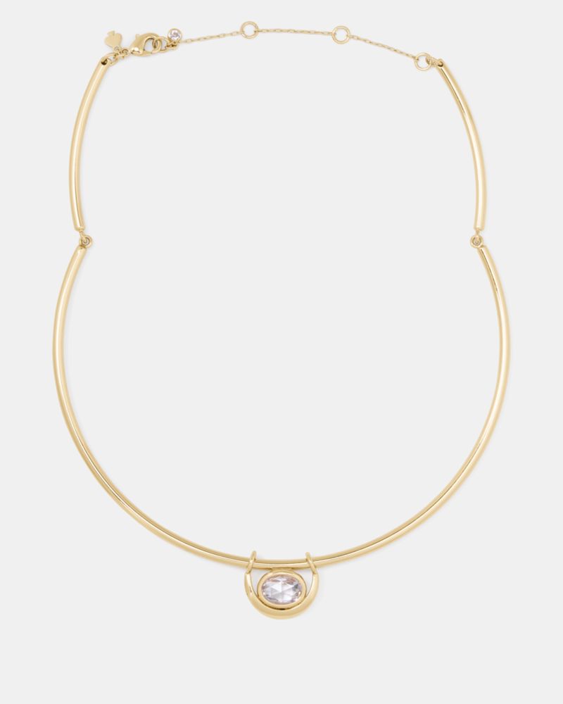 Kate Spade,Bold Brilliance Stone Collar Necklace,