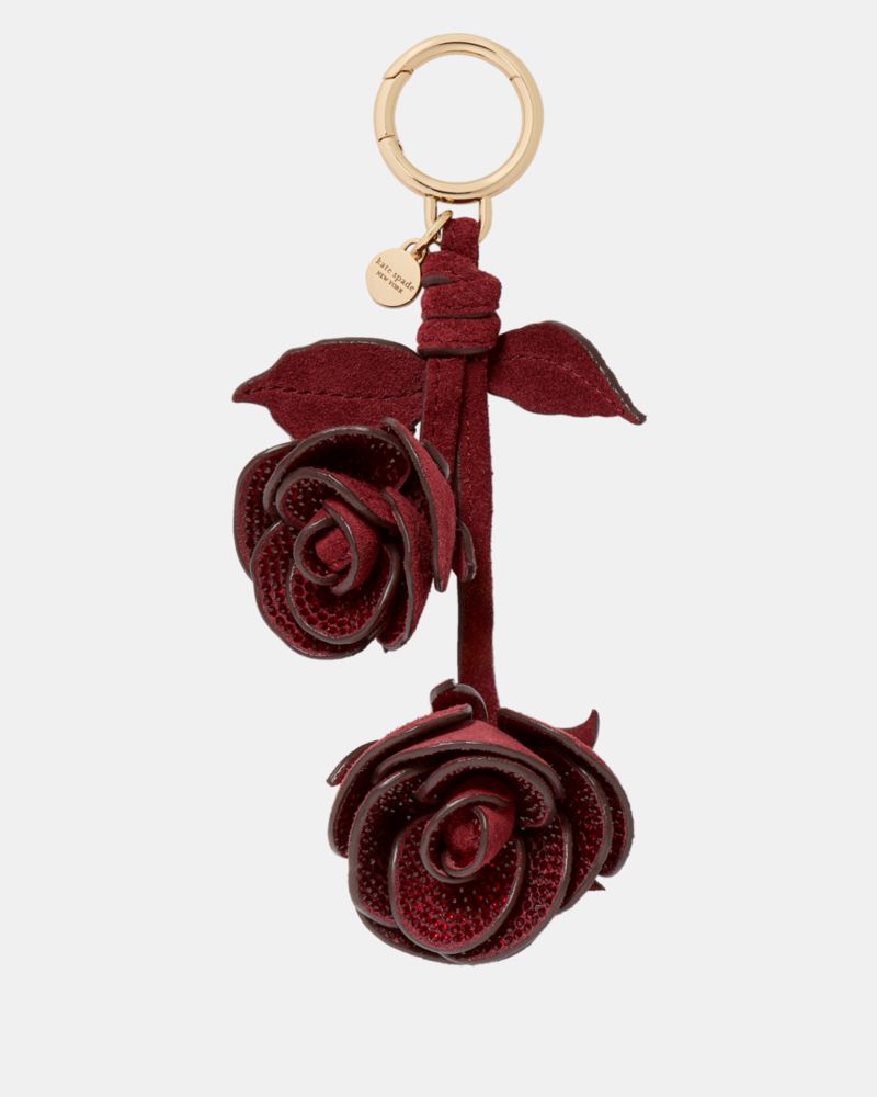Kate Spade,Charmed Rose Bag Charm,