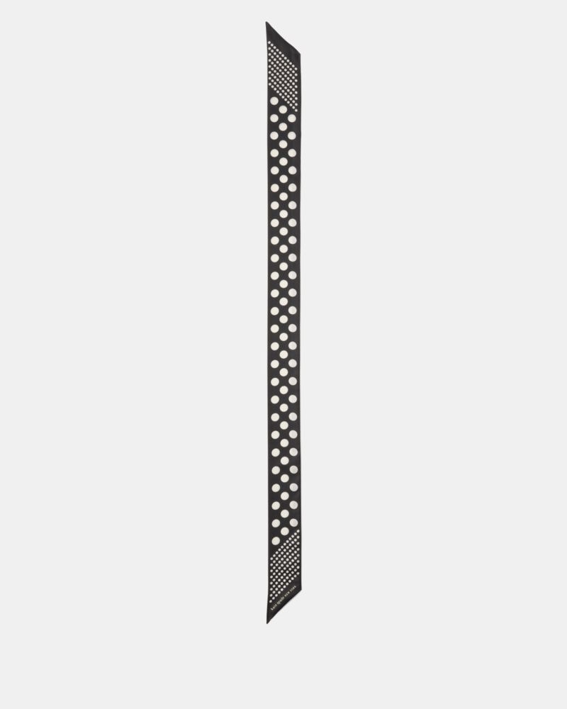 Kate Spade,Dot Silk Skinny Scarf,