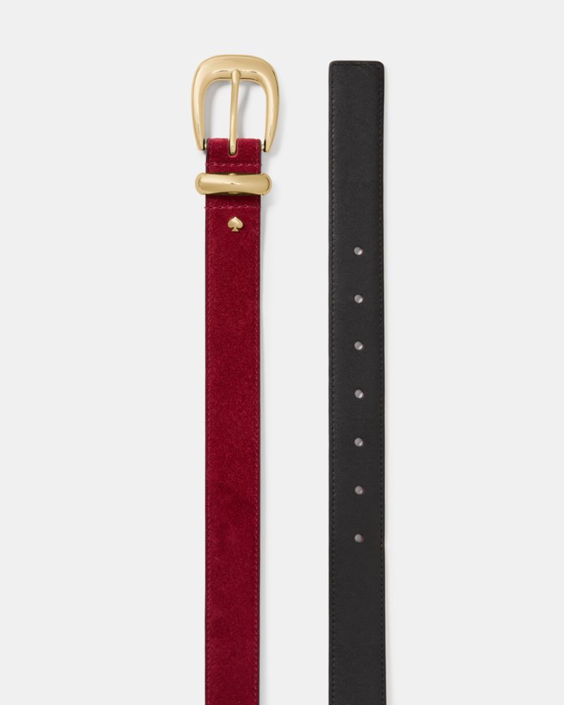 Suede Molten Buckle Belt - thumbnail 7
