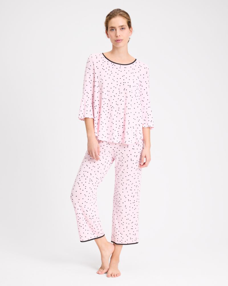 Pink Dot Long Pj Set Kate Spade New York