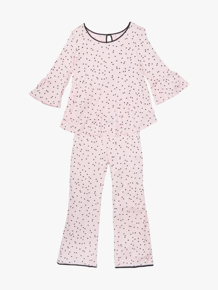 Kate Spade,Pink Dot Long PJ Set,sleepwear,Pink Dot