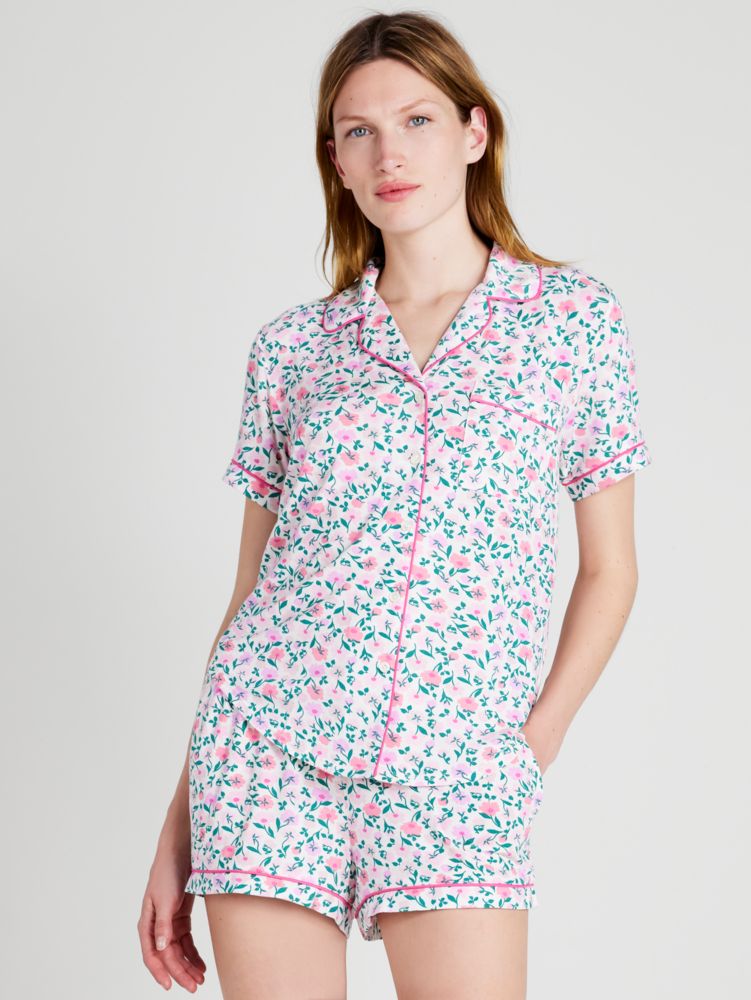 Kate Spade,Short PJ Set,sleepwear,Crushed Watermelon