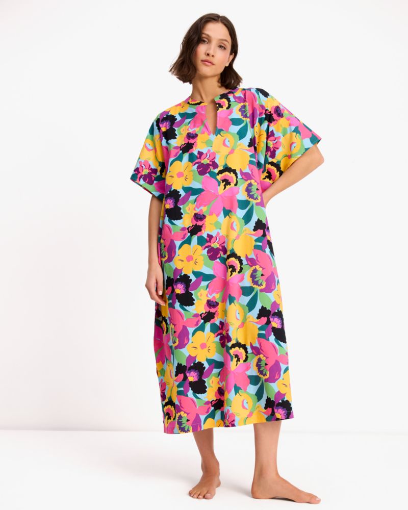 Kate Spade,Orchid Bloom Caftan,Orchid Bloom print,Orchid Bloom