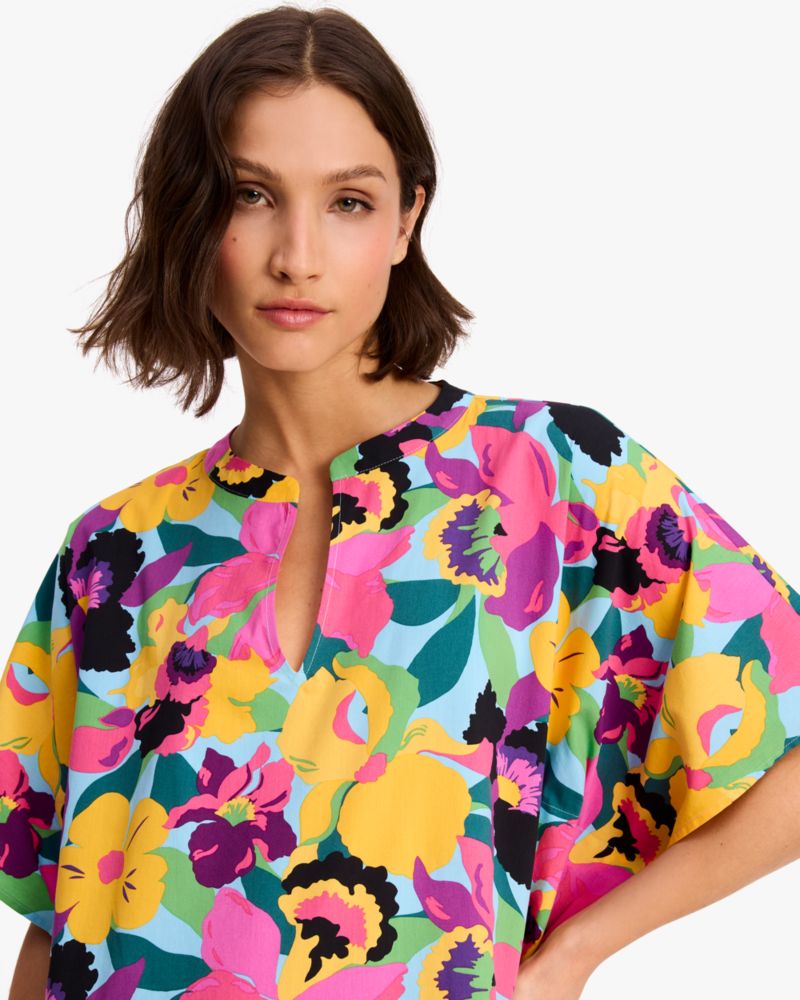 Kate Spade,Orchid Bloom Caftan,Orchid Bloom print,Orchid Bloom