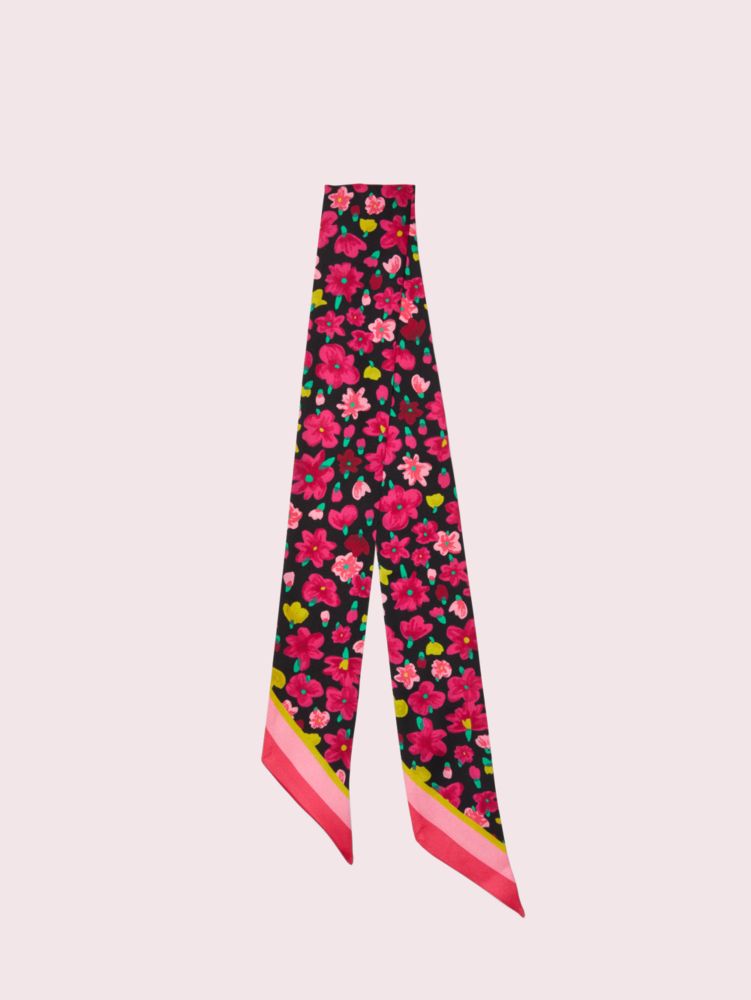 Kate Spade,Marker Floral Skinny Scarf,