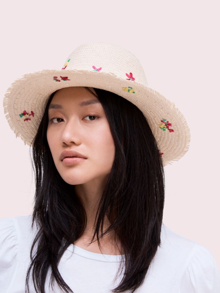 Marker Floral Embroidery Trilby, , Product
