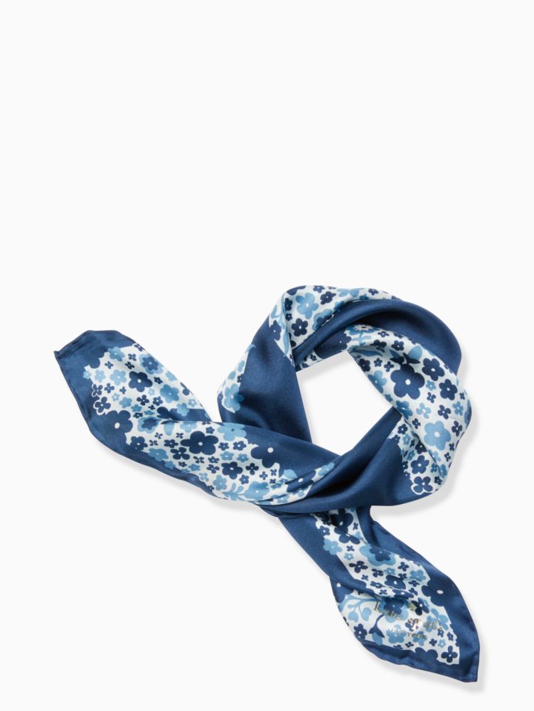 Kate Spade,flower spade silk bandana,hair accessories,