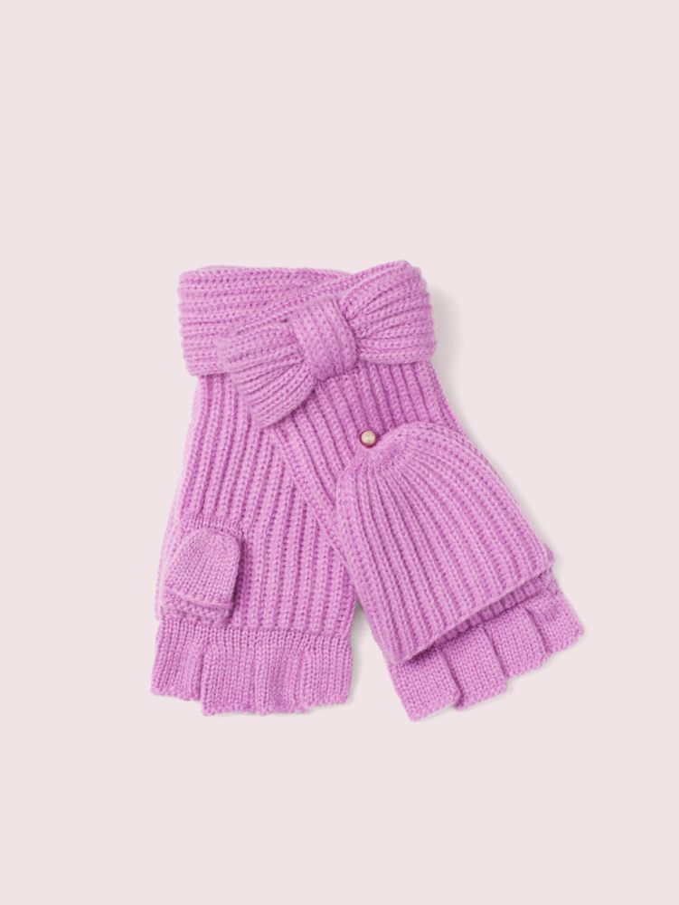 Kate Spade,Bow Pop Top Gloves,
