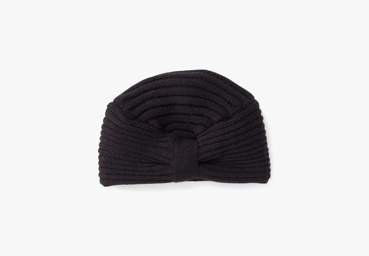 Kate Spade,twisted beanie,hats,Black image number 0