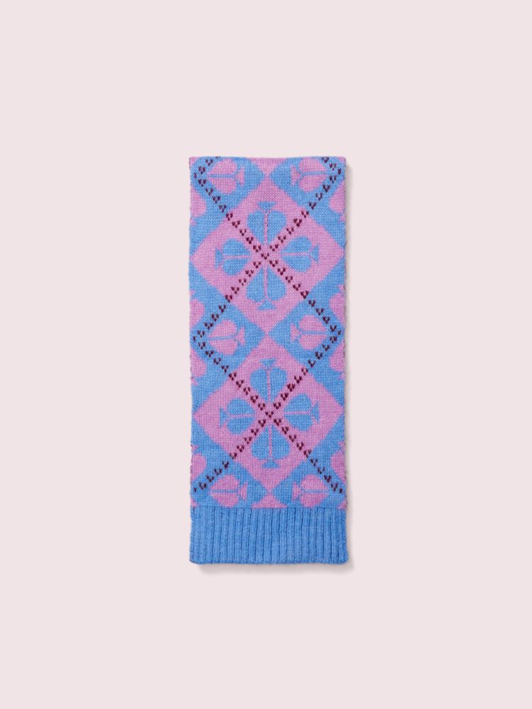 Spade Argyle Scarf, , Product