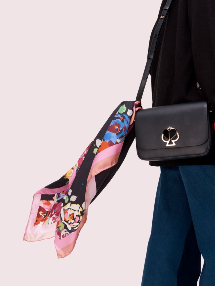 Kate Spade,Rare Roses Silk Scarf,