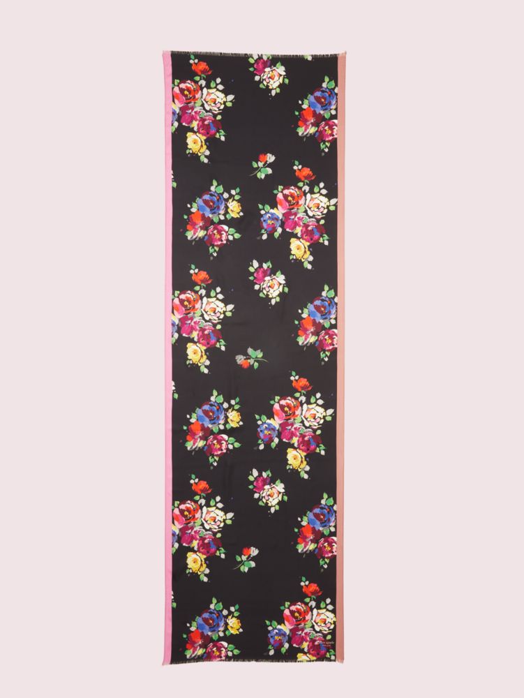 Kate Spade,Rare Roses Oblong Scarf,