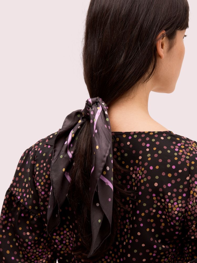 Kate Spade,Disco Dots Silk Bandana,