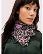 Kate Spade,flair flora oblong scarf,scarves,Bud Green