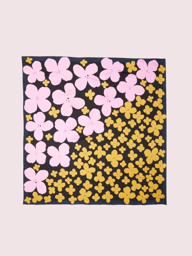 Kate Spade,Shadow Floral Silk Square,