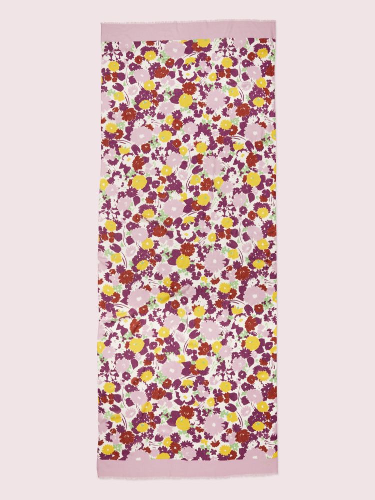 Kate Spade,Swing Flora Oblong Scarf,