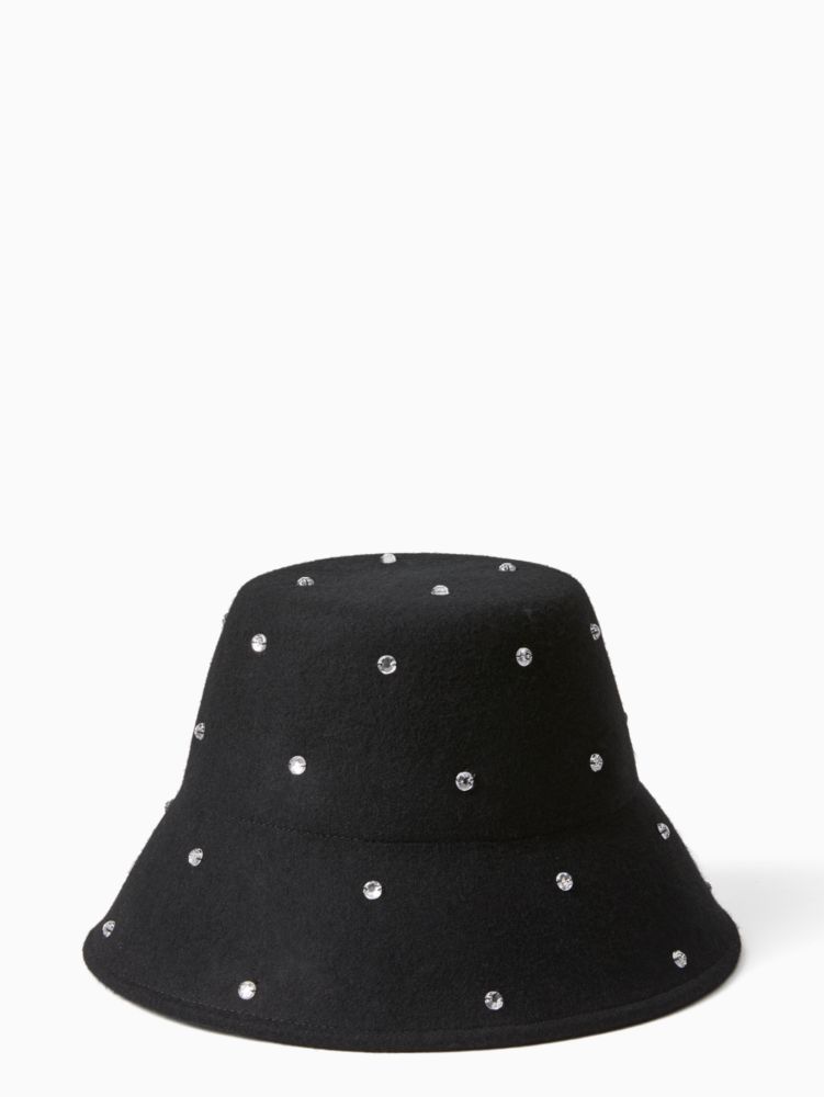 Kate Spade,rhinestone embellished cloche,