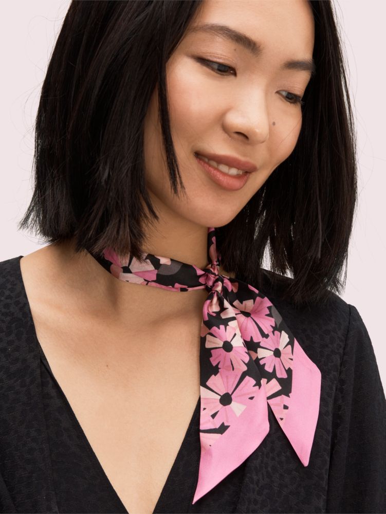 Floral Skinny Scarf, , Product