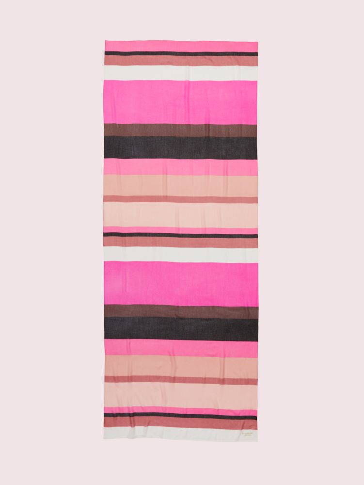 Kate Spade,Rita Stripe Oblong Scarf,