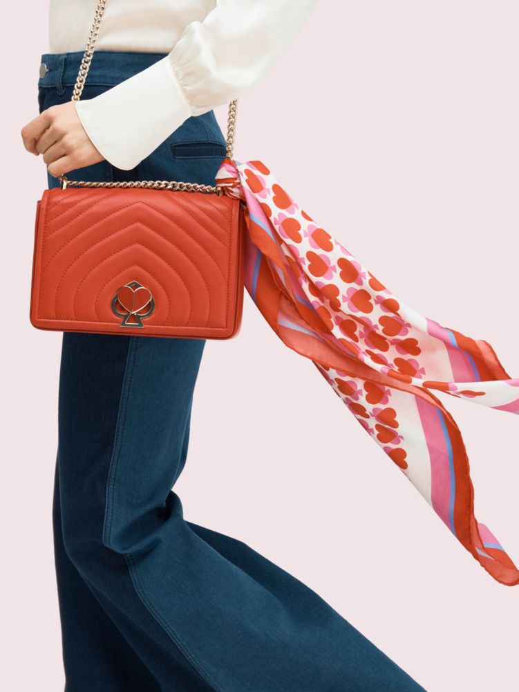 Unlock Your Heart Silk Scarf Kate Spade New York