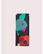 Kate Spade,floral collage oblong scarf,Black