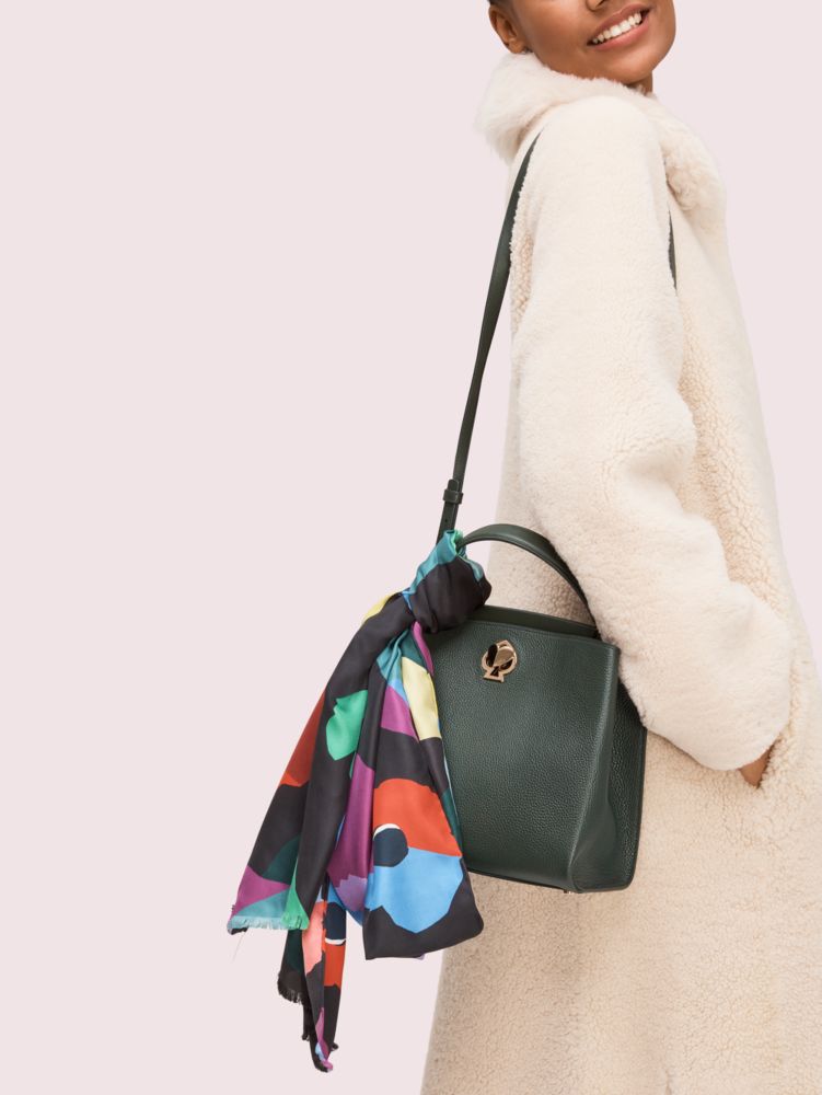 Kate Spade,Floral Collage Oblong Scarf,