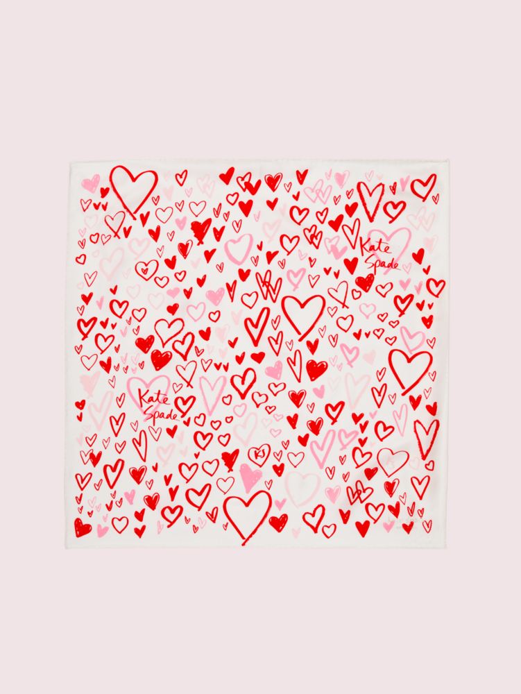Kate Spade,Heart Scribbles Bandana,