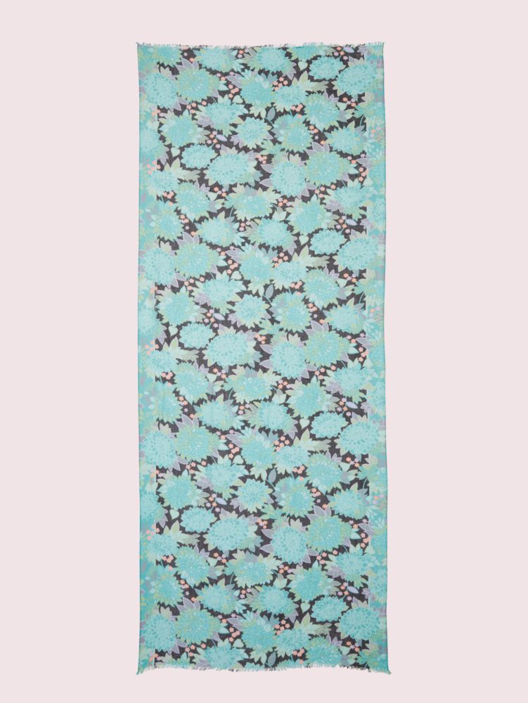 Dahlia Bloom Oblong Scarf, , Product