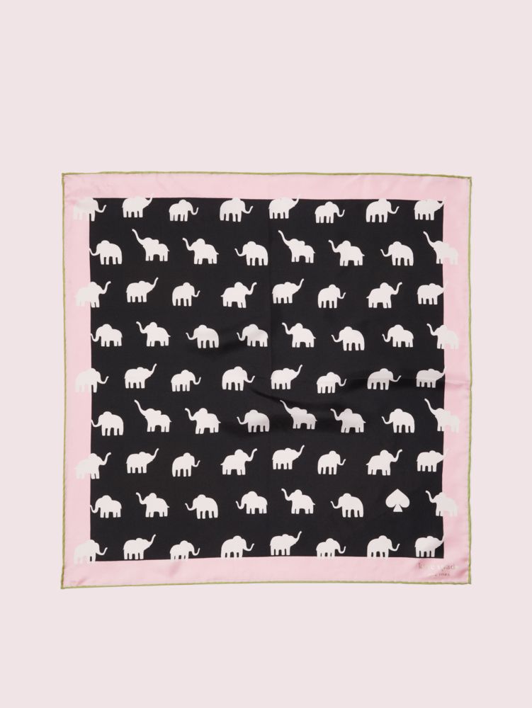 Kate Spade,elephant bandana,hair accessories,Black